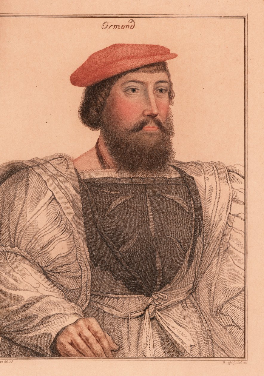 Thomas Boleyn oder James Butler, Earl of Ormond von Hans (after) Holbein the Younger