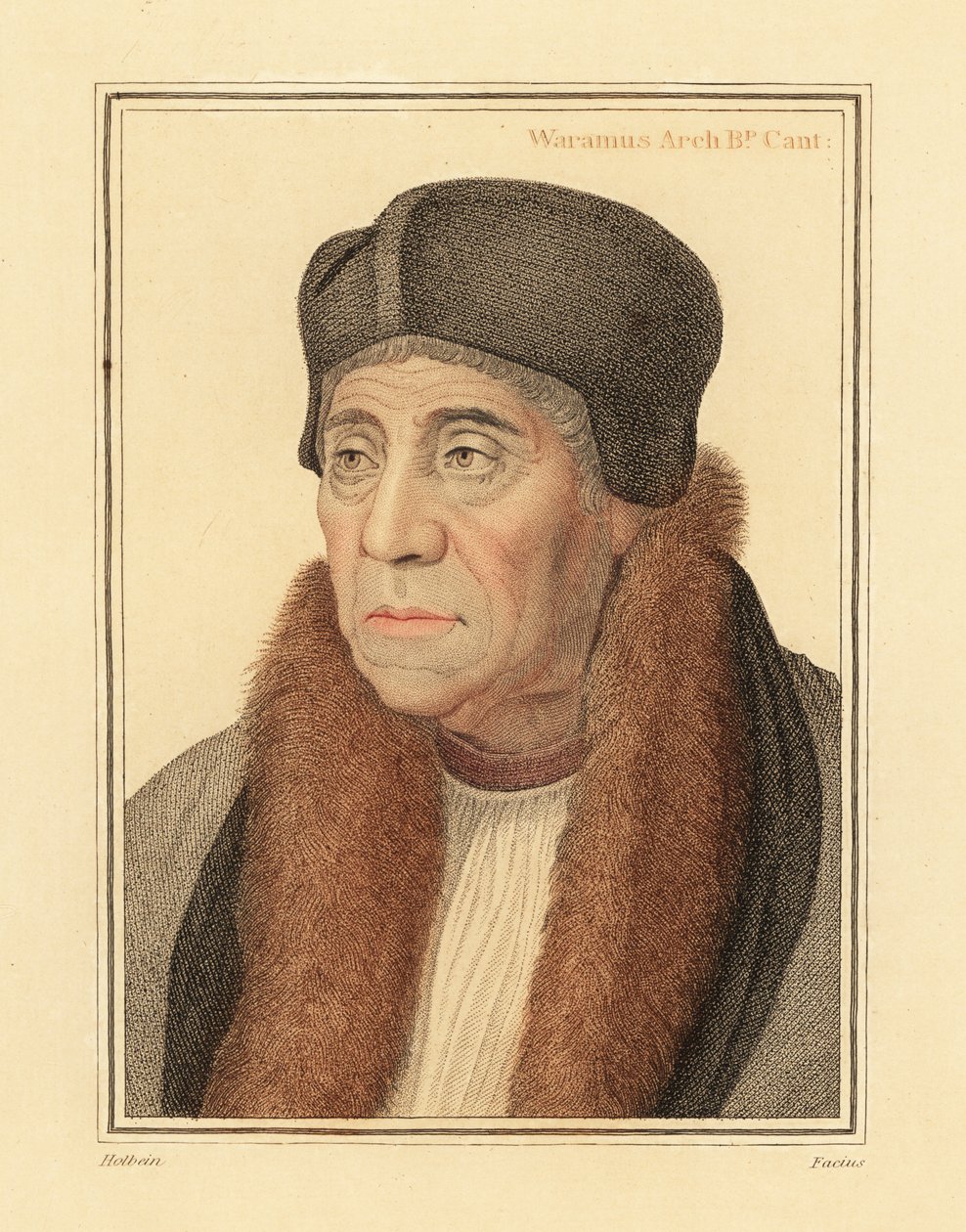 William Warham, Erzbischof von Canterbury von Hans (after) Holbein the Younger