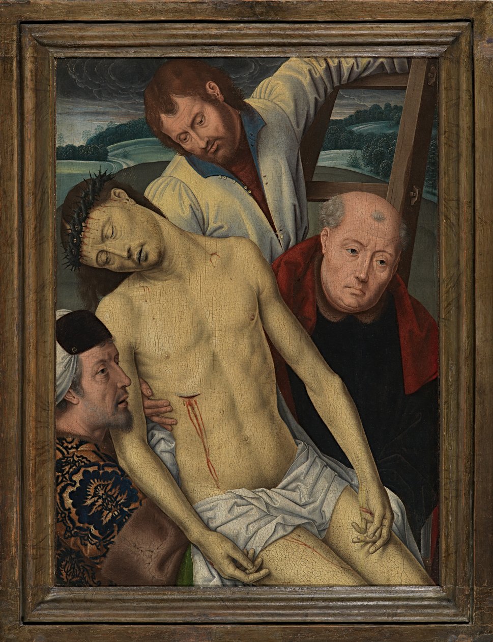 Kreuzabnahme, ca. 1491-1519 von Hans (after) Memling
