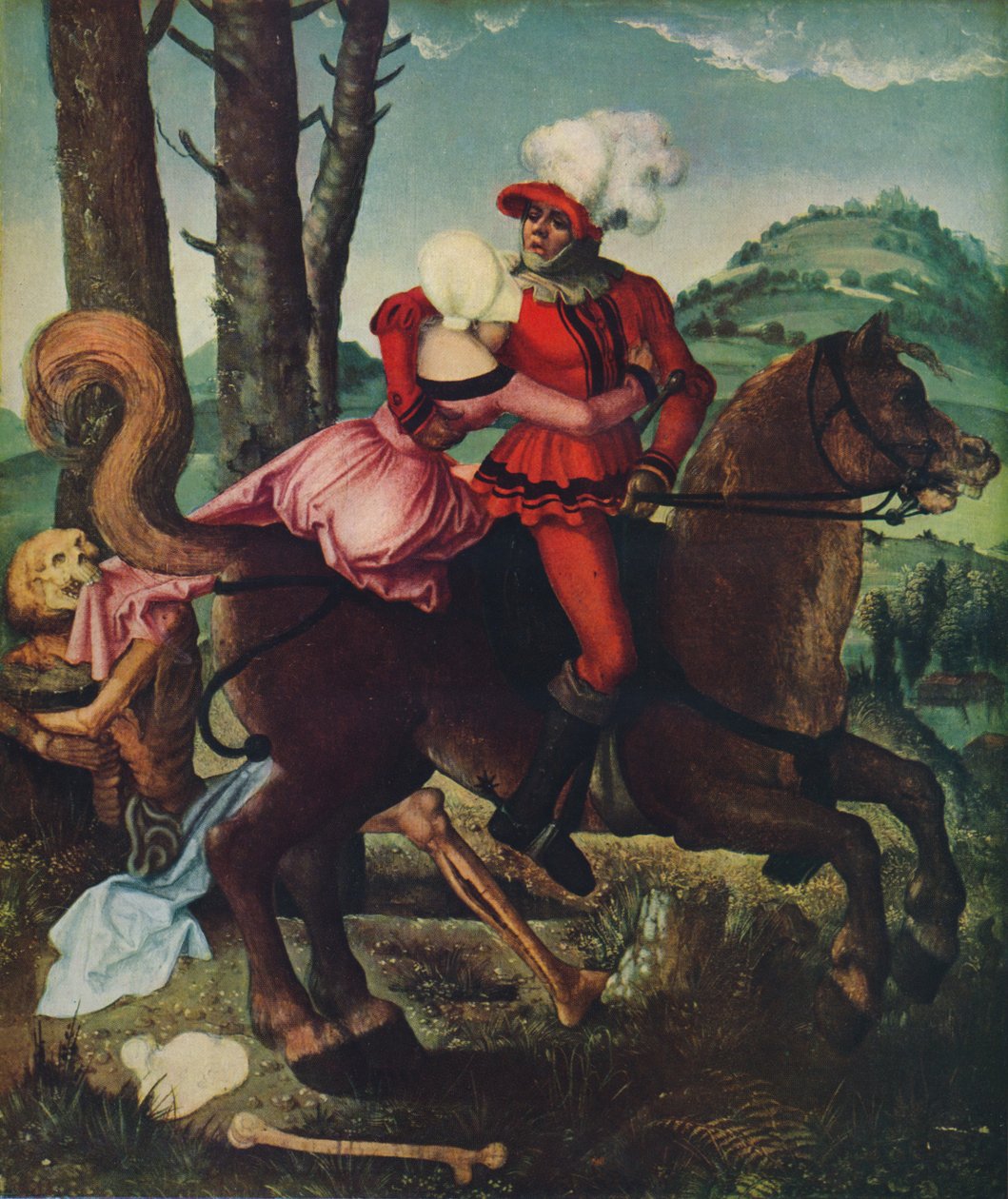 Der Ritter, das junge Mädchen und der Tod, ca. 1510, 1939 von Hans Baldung
