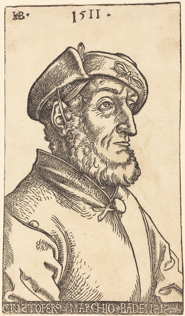 Christoph, Markgraf von Baden von Hans Baldung Grien