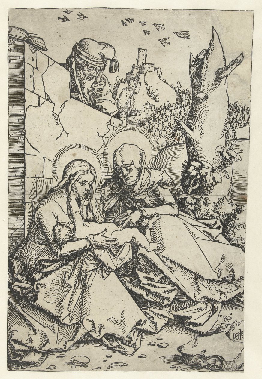 Maria und Kind mit Anna und Josef Anna zu dritt und Josef von Hans Baldung Grien