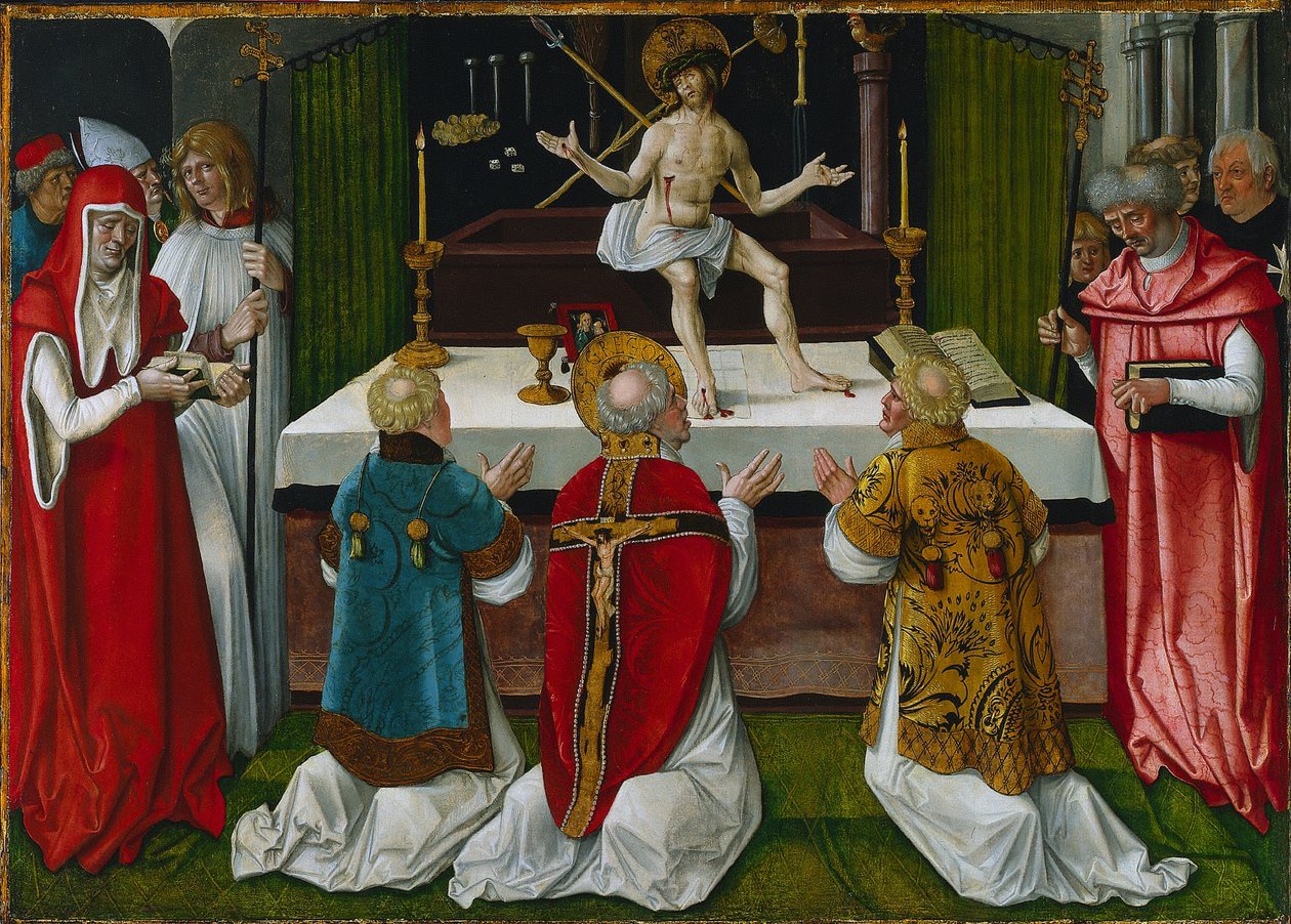 Die Messe des Heiligen Gregor, 1511 von Hans Baldung Grien