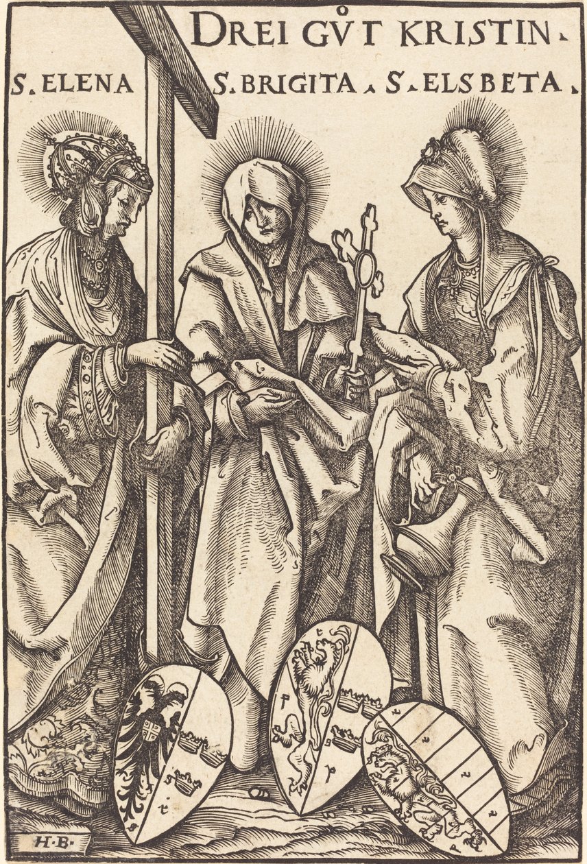 Heilige Helena, Heilige Brigitta und Heilige Elisabeth von Hans Burgkmair I