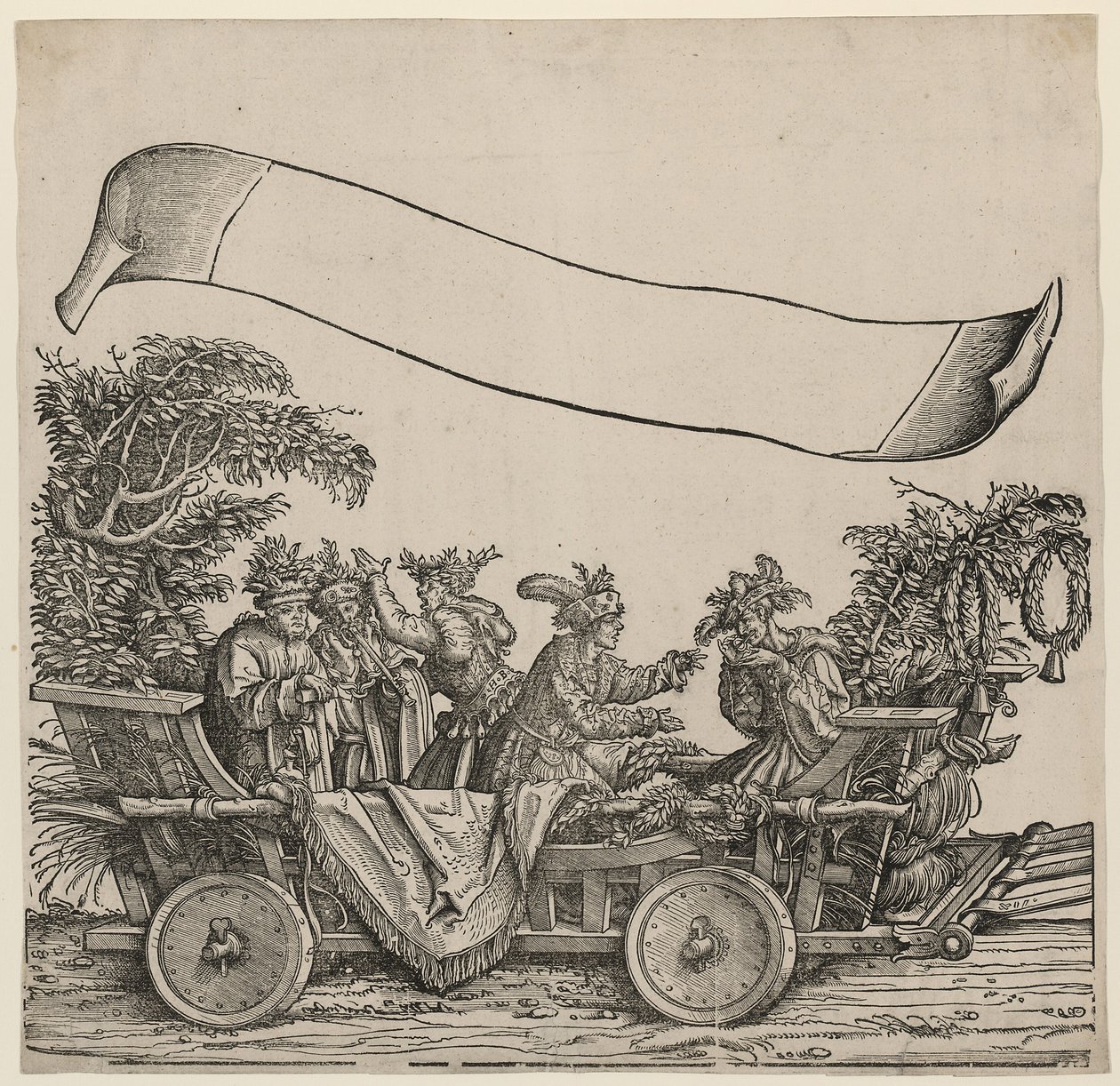 Natürliche Narren Der Triumphzug des Kaisers Maximilian I., ca. 1515 von Hans Burgkmair the Elder