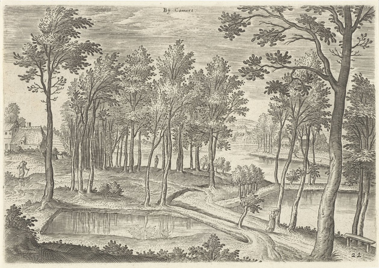 Ansicht der Teiche von Ter Kameren von Hans Collaert (I)
