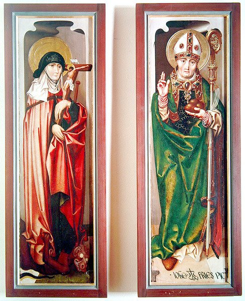 St. Margareta und St. Nikolaus von Myra, ca. 1507 von Hans Fries
