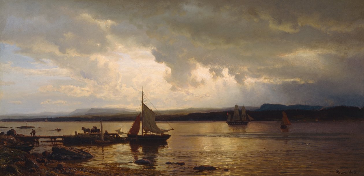 Vom Oslofjord von Hans Gude