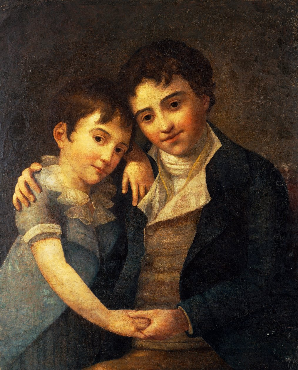 Porträt von Franz Xaver Wolfgang und Karl Thomas, Söhne von Wolfgang Amadeus Mozart von Hans Hansen