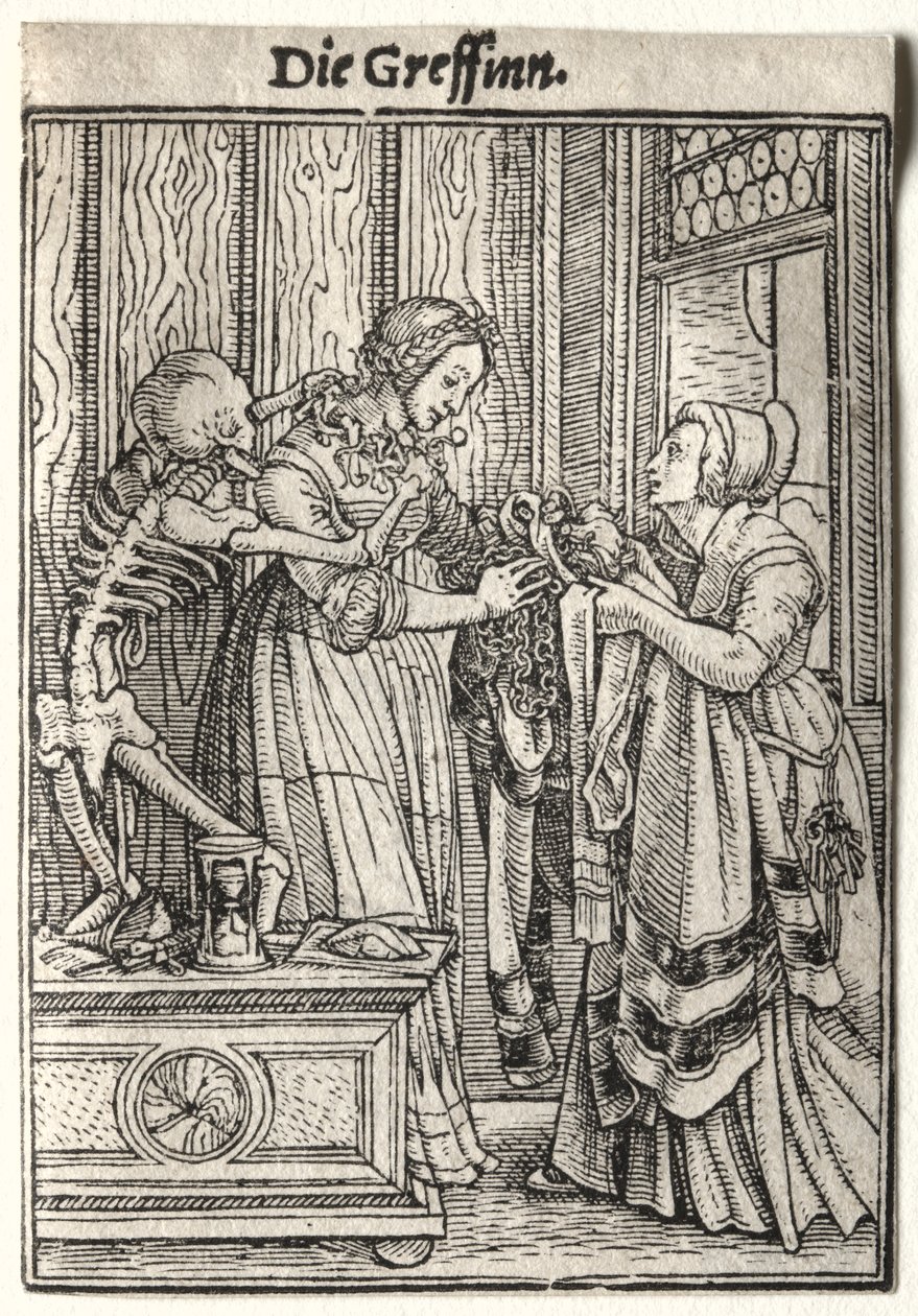 Totentanz: Die Gräfin von Hans Holbein