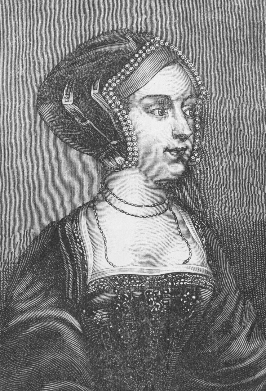 Anne Boleyn (ca. 1507-36) Zweite Frau von Heinrich VIII. von England von Hans Holbein der Jüngere