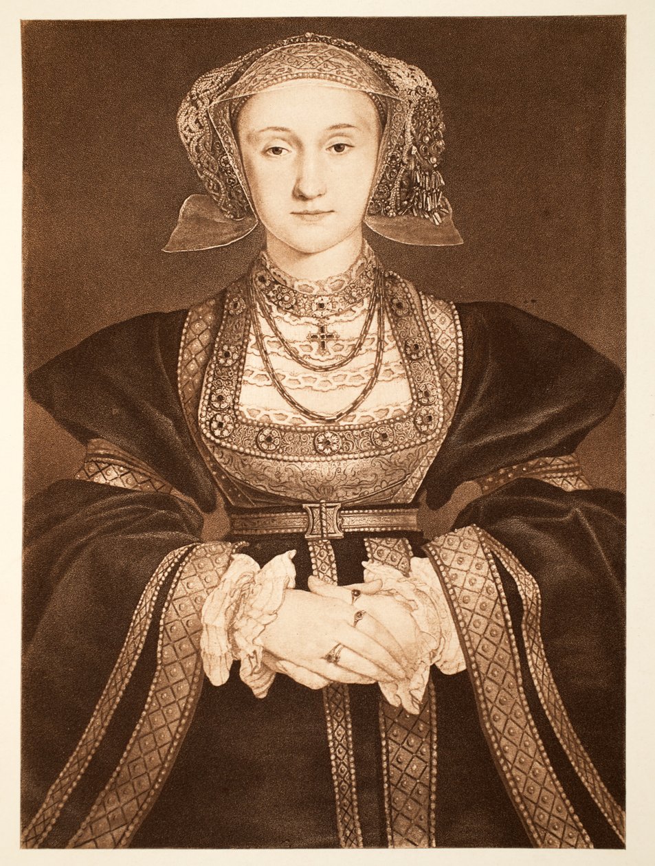 Anne von Kleve, c.1539, veröffentlicht 1902 von Hans Holbein der Jüngere