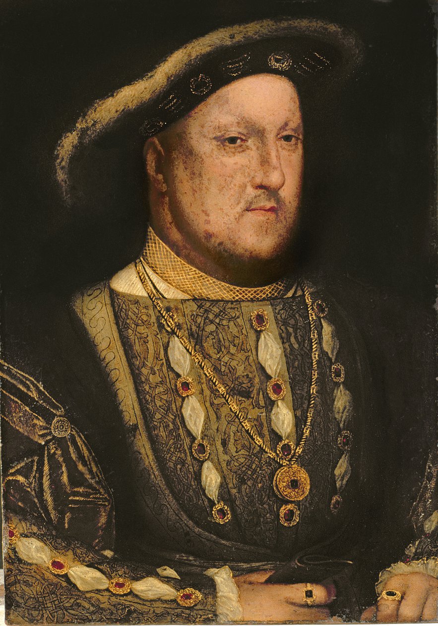 Porträt von Heinrich VIII. (1491-1547) um 1536 von Hans Holbein der Jüngere