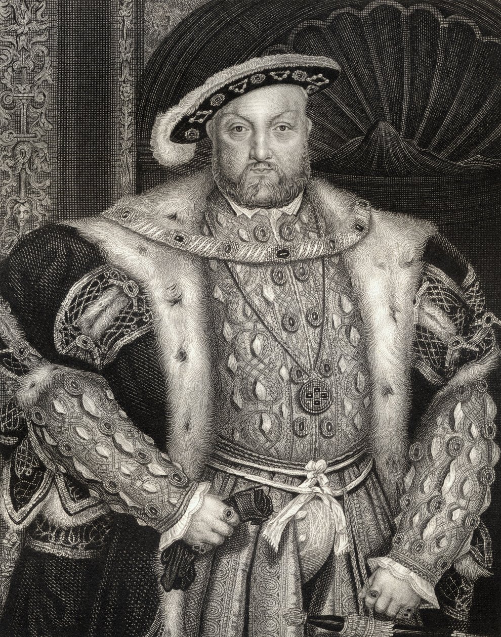 Porträt von König Heinrich VIII (1491-1547) aus 