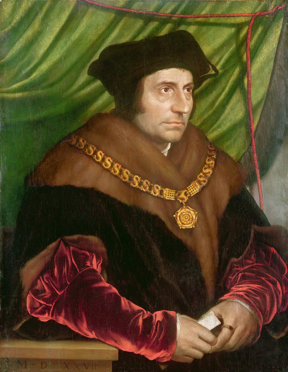 Porträt von Sir Thomas More (1478-1535) von Hans Holbein der Jüngere