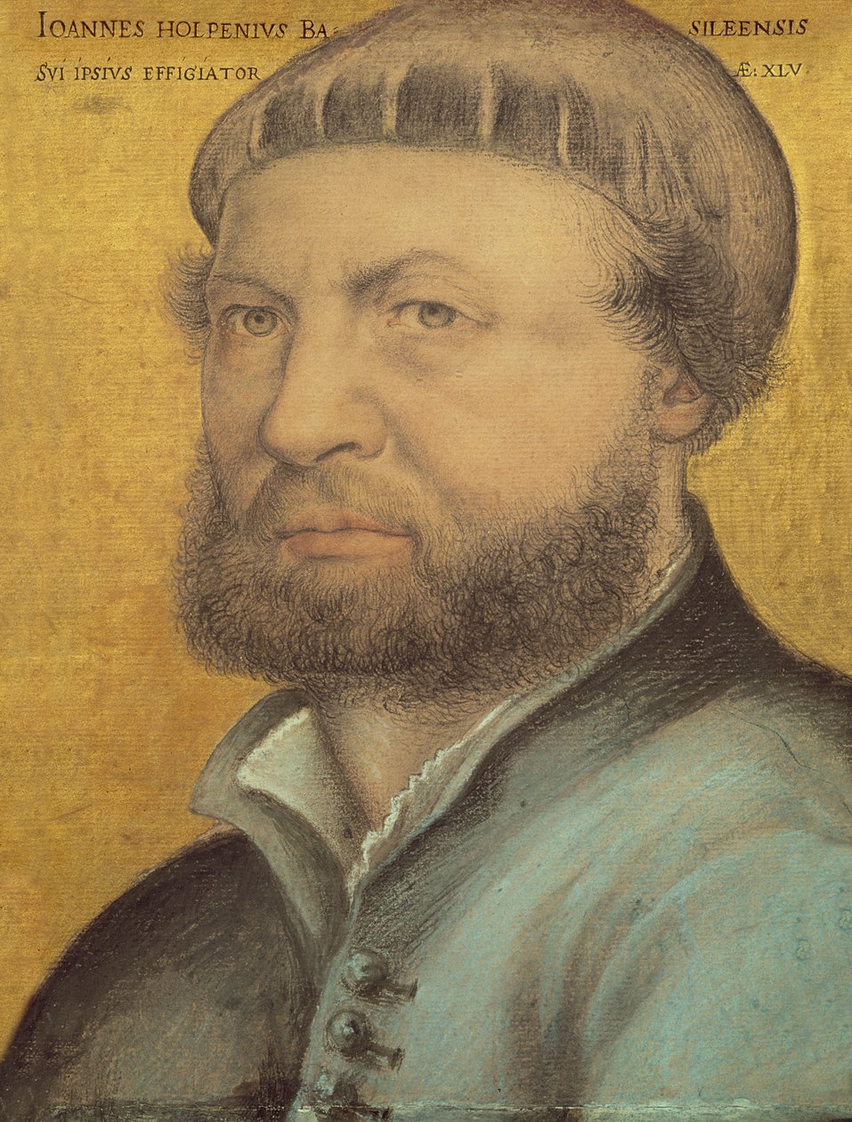 Selbstporträt, 1542 von Hans Holbein der Jüngere