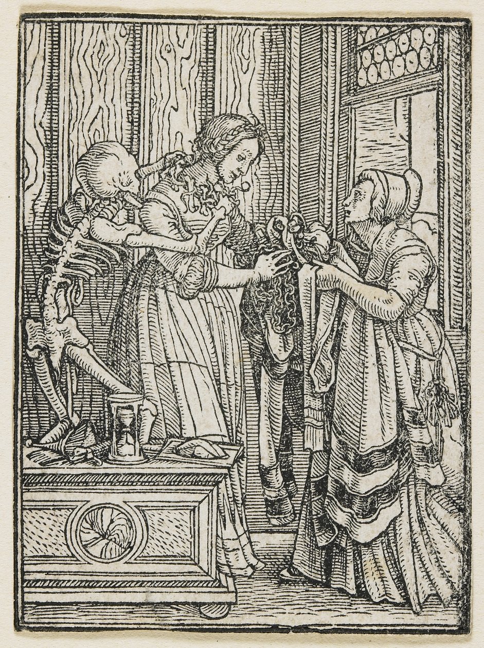 Die Gräfin aus dem Totentanz (Lyon), 1538, 1523-1526 von Hans Holbein der Jüngere