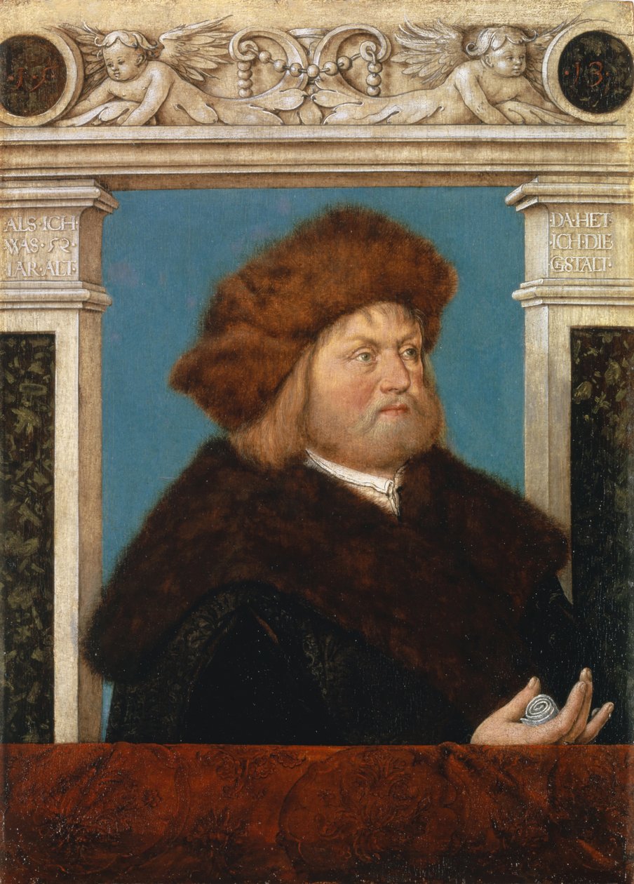 Porträt von Philipp Adler, 1513 von Hans Holbein the Elder