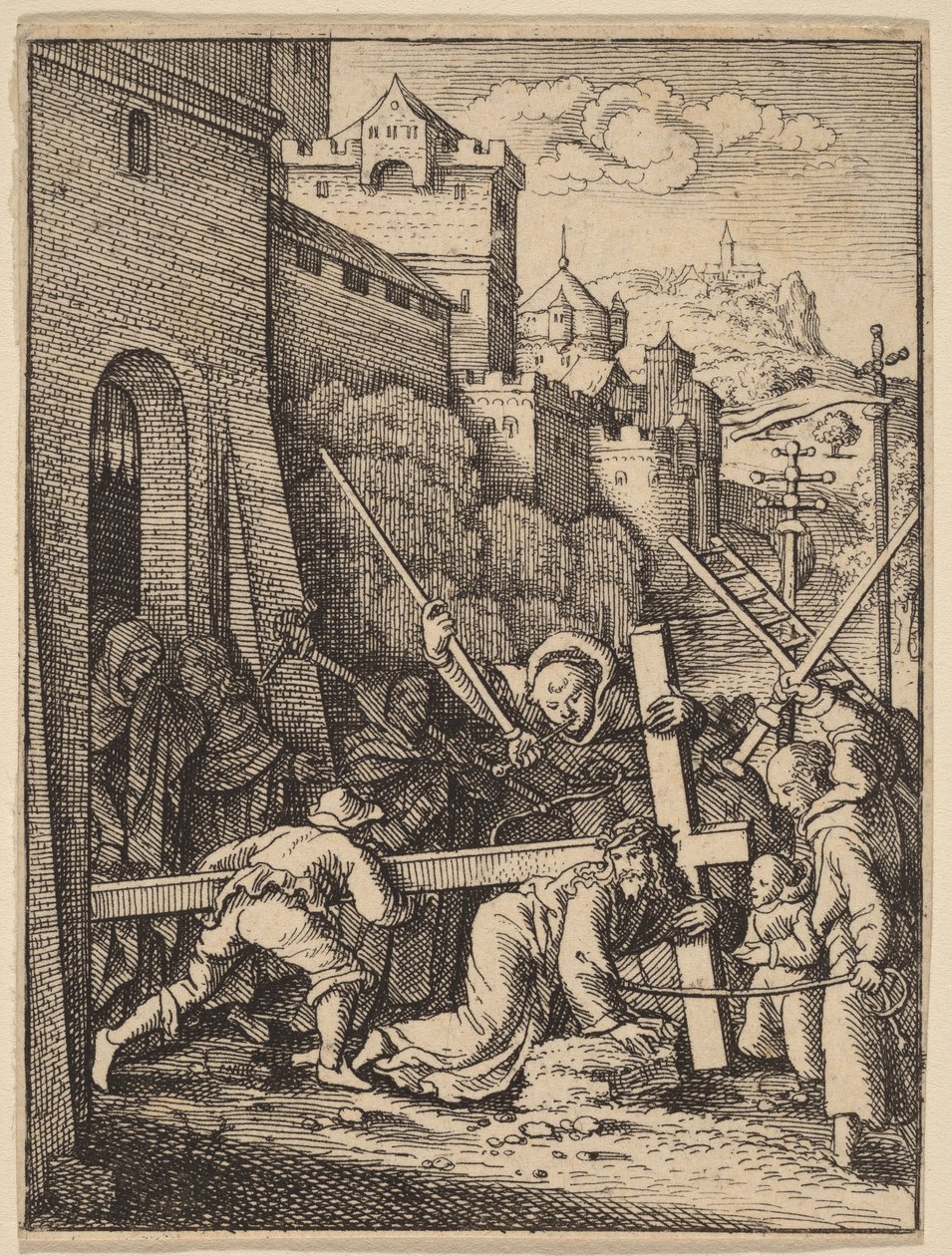 Das Kreuz tragen von Hans Holbein the Younger