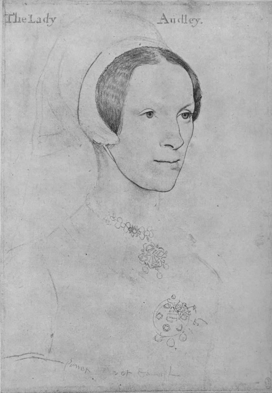 Elizabeth, Lady Audley, um 1538, 1945 von Hans Holbein der Jüngere