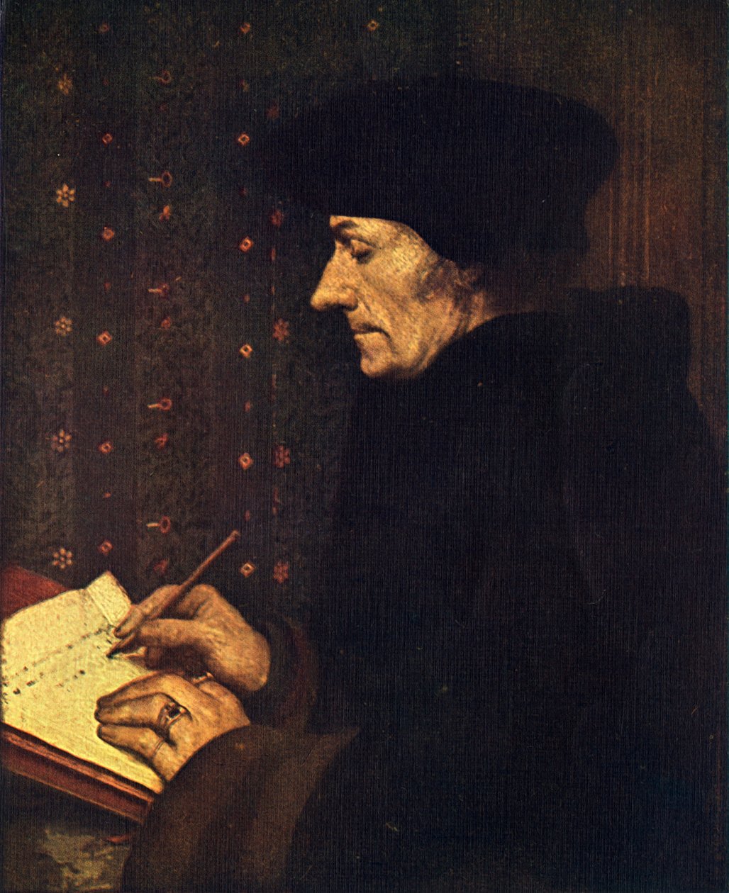 Erasmus, 1523, 1909 von Hans Holbein der Jüngere