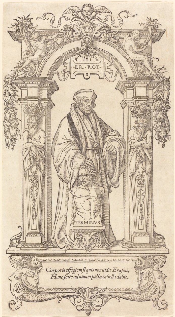 Erasmus von Rotterdam, ca. 1538 von Hans Holbein der Jüngere
