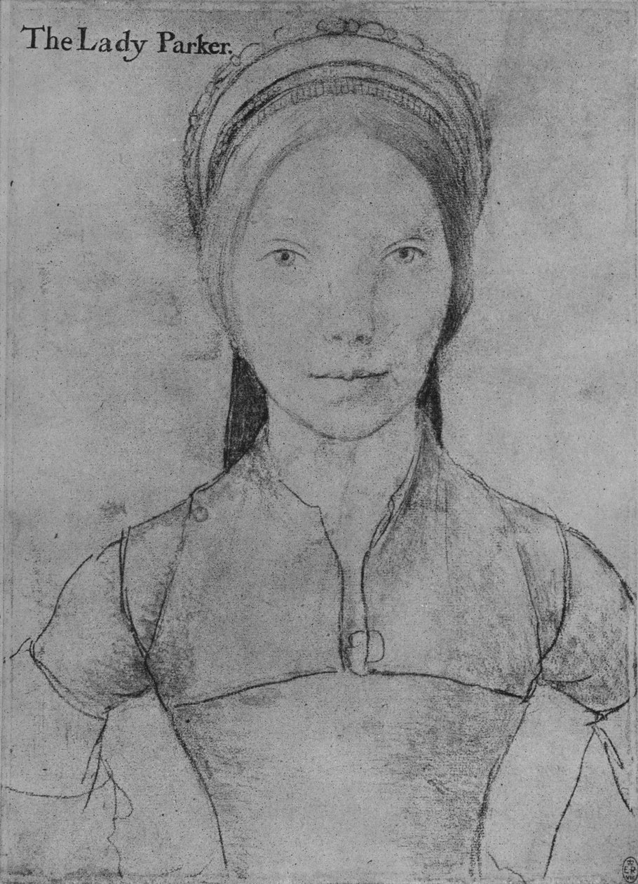Grace, Lady Parker, ca. 1540-1543, 1945 von Hans Holbein der Jüngere