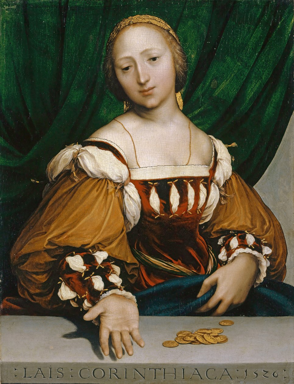 Laïs von Korinth, 1526 von Hans Holbein der Jüngere