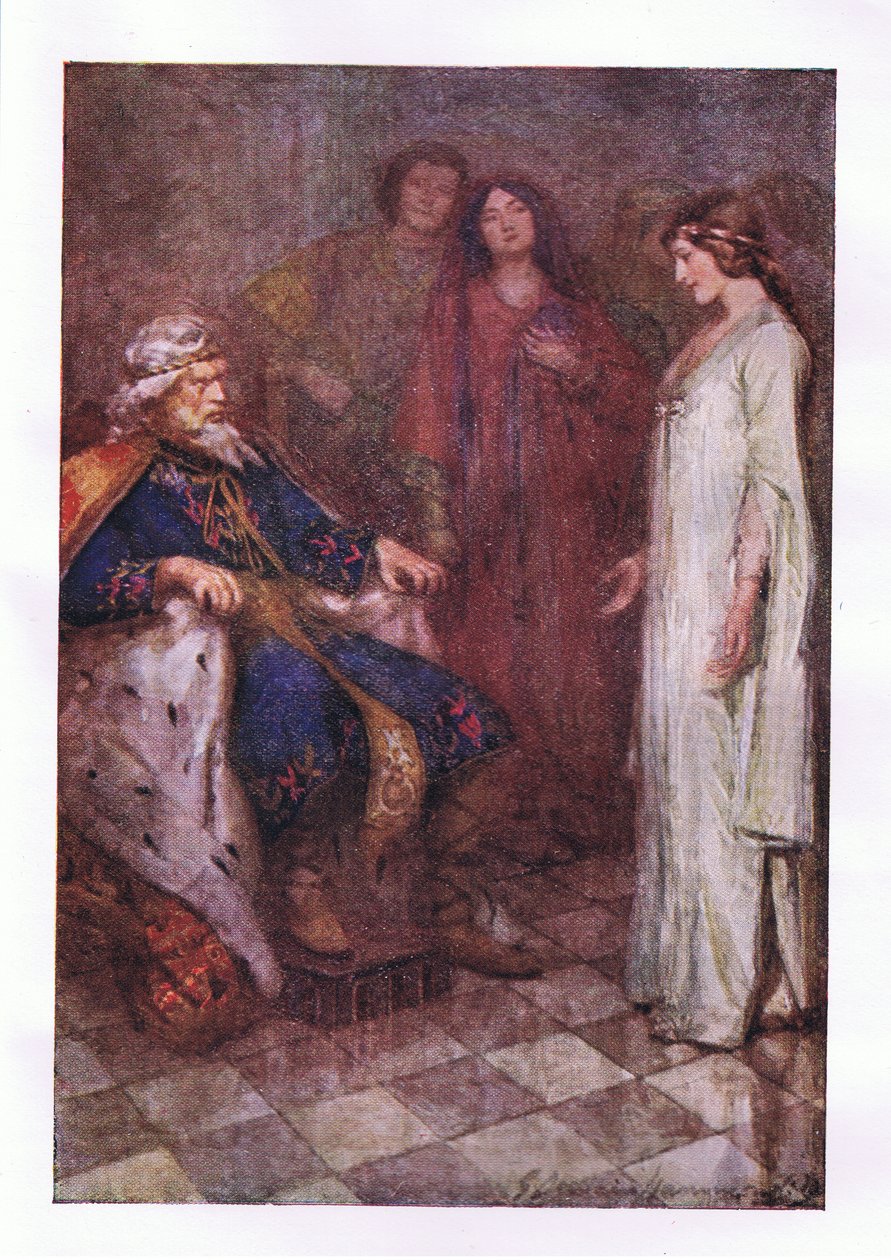 Nichts, mein Herr, aus Die vollständigen Werke von Shakespeare, veröffentlicht von George Harrap & Co Ltd, 1920er Jahre von Hans Holbein der Jüngere
