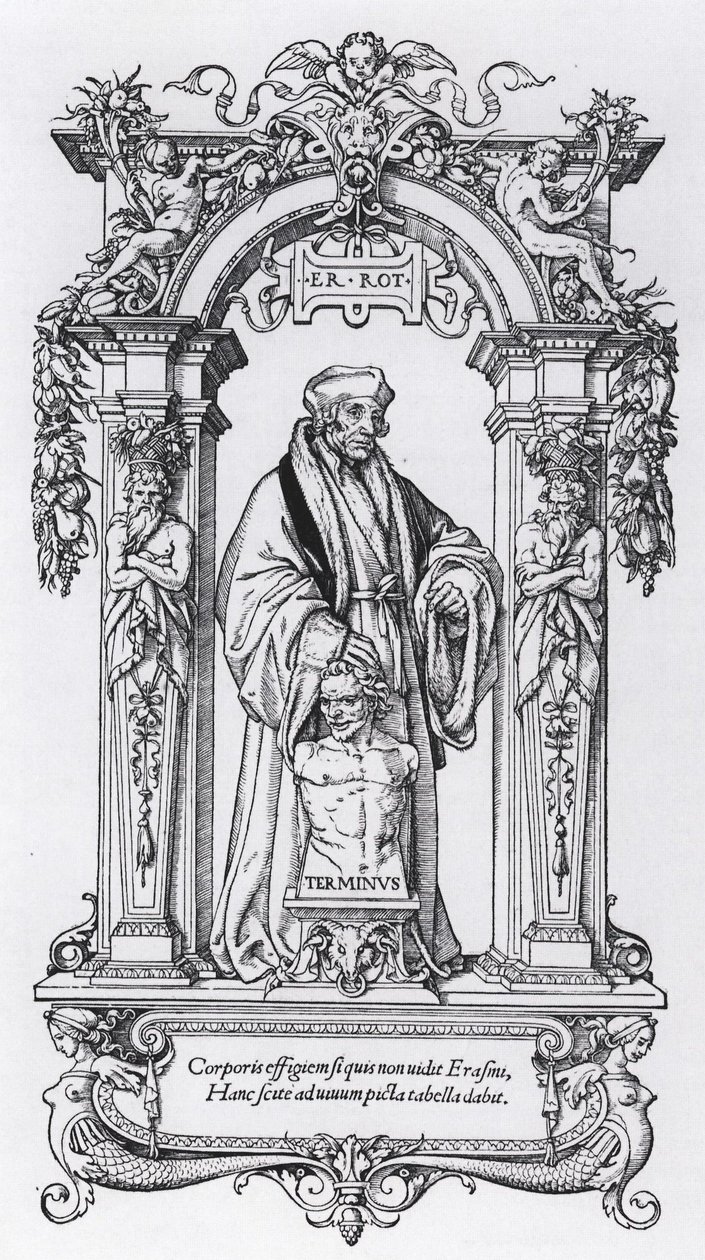 Porträt von Erasmus von Rotterdam (Erasmus 