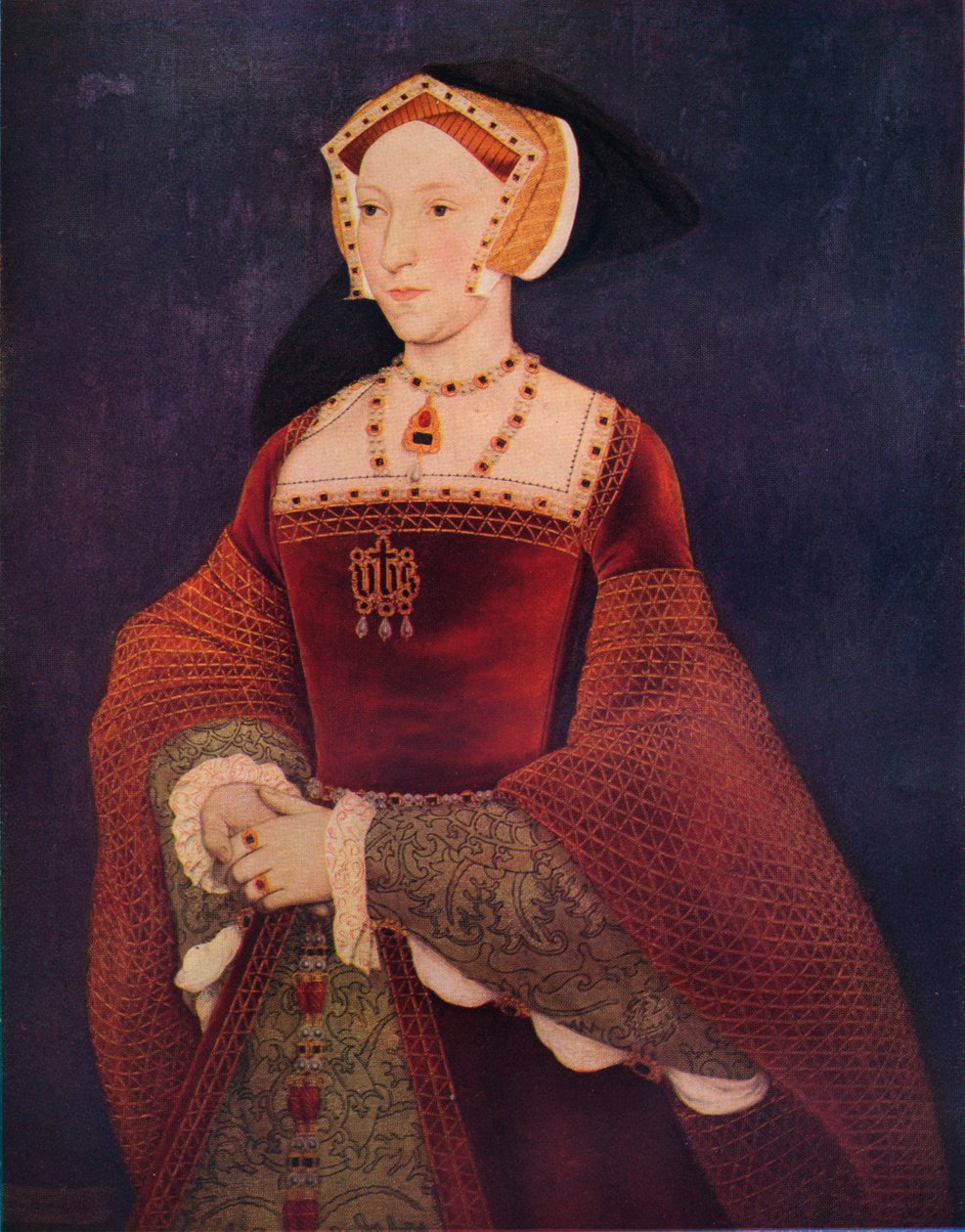 Porträt von Jane Seymour von Holbein, 1536, 1936 von Hans Holbein der Jüngere
