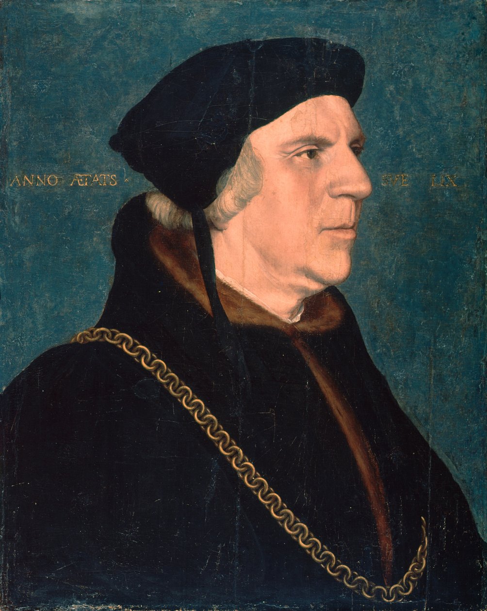 Porträt von Sir William Butts, 1543 von Hans Holbein der Jüngere
