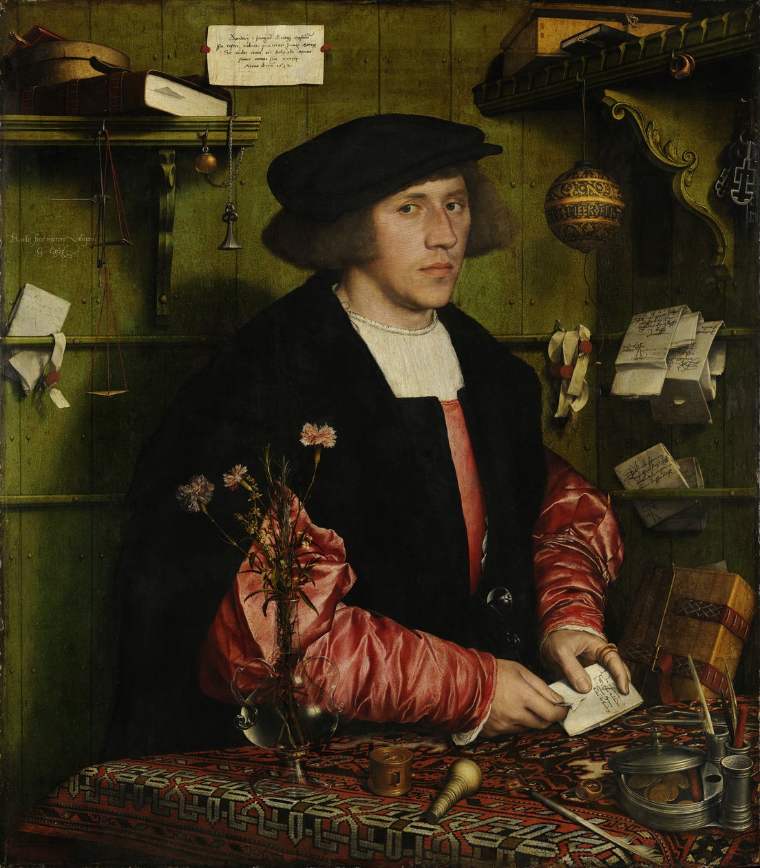 Porträt des Kaufmanns George Gisze von Hans Holbein der Jüngere