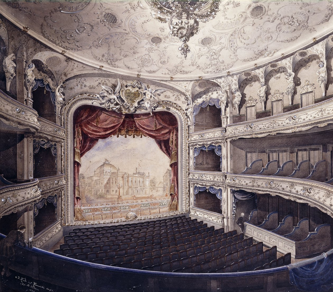 Das Lessing-Theater, Berlin, 1888 von Hans Krause