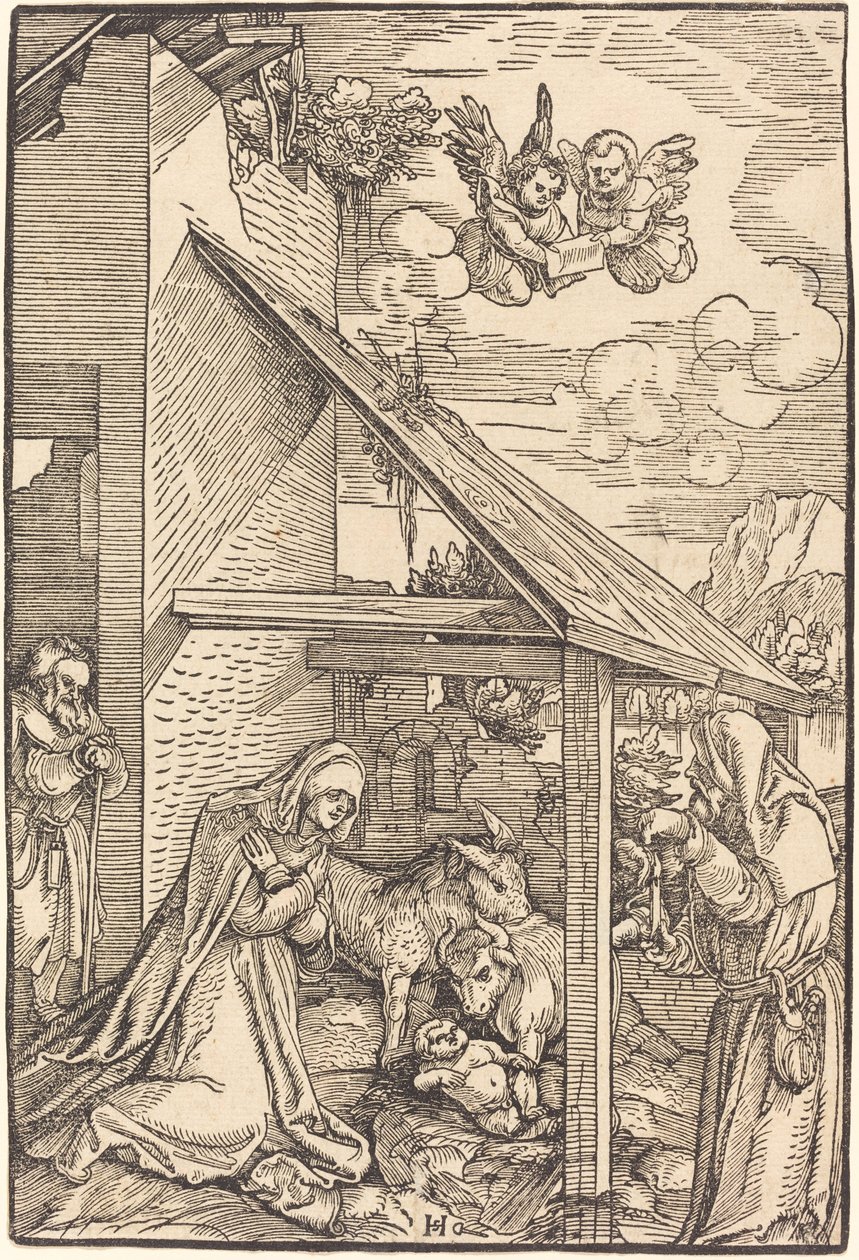 Die Geburt Christi von Hans Leonard Schaufelein