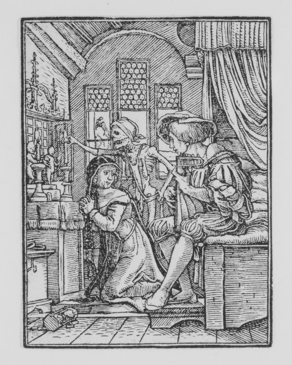 Die Nonne, aus Der Totentanz von Hans Lützelburger
