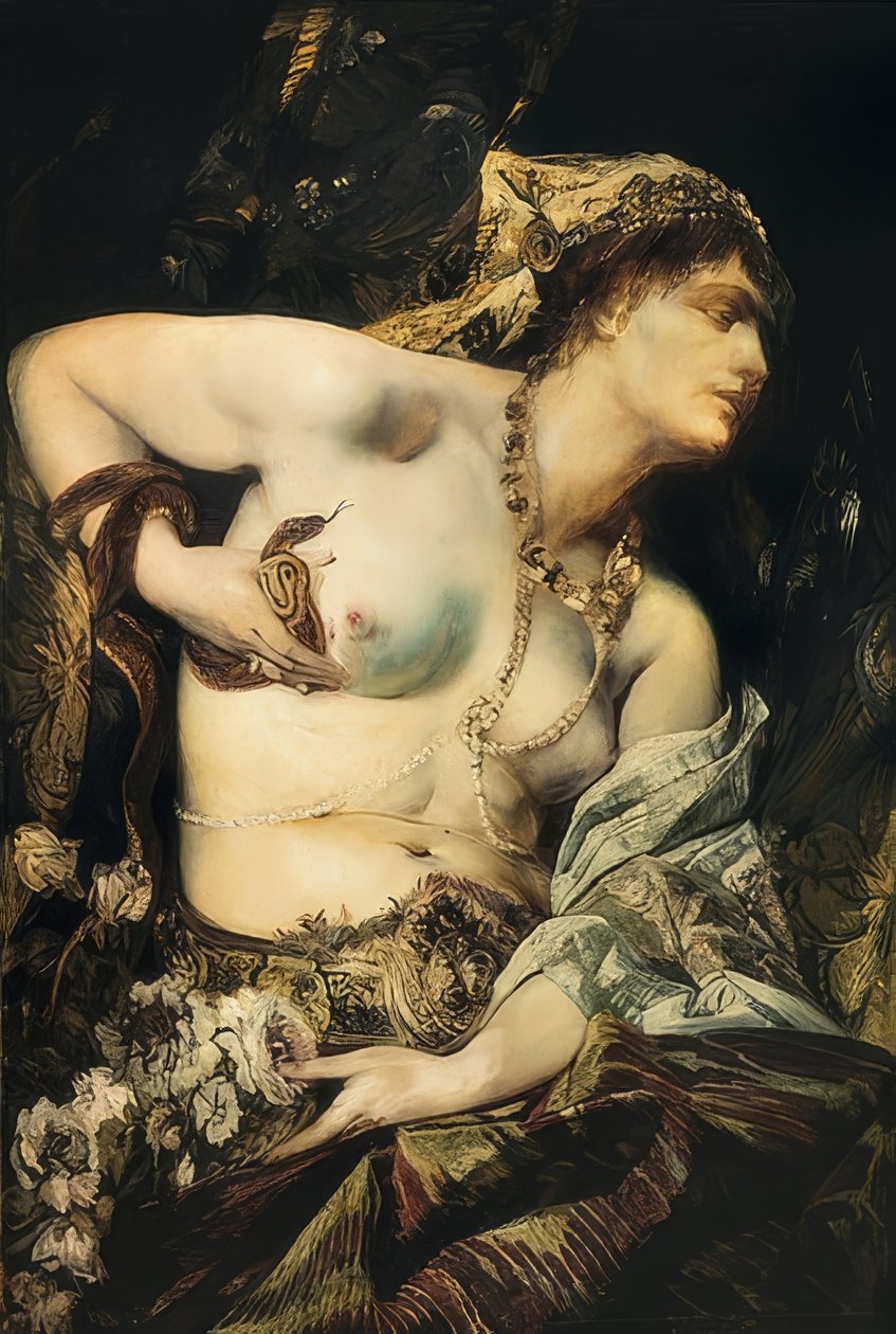 Der Tod der Kleopatra von Hans Makart
