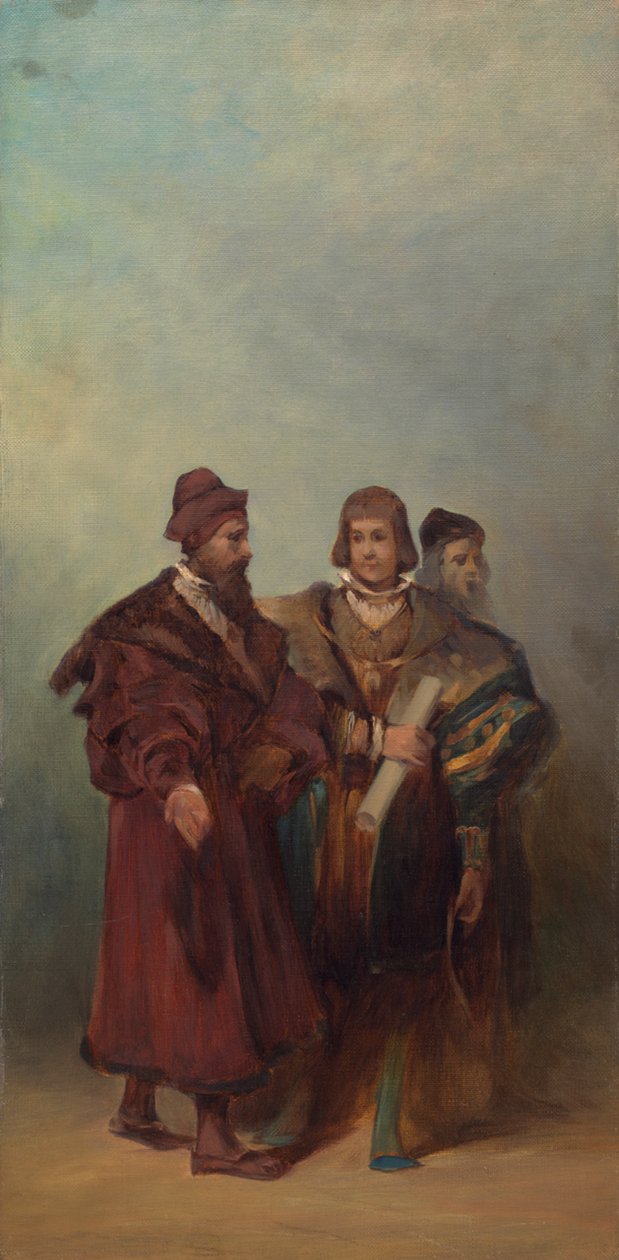 Entwurf zum Festzug 1879 - Drei Maschinenbauer von Hans Makart