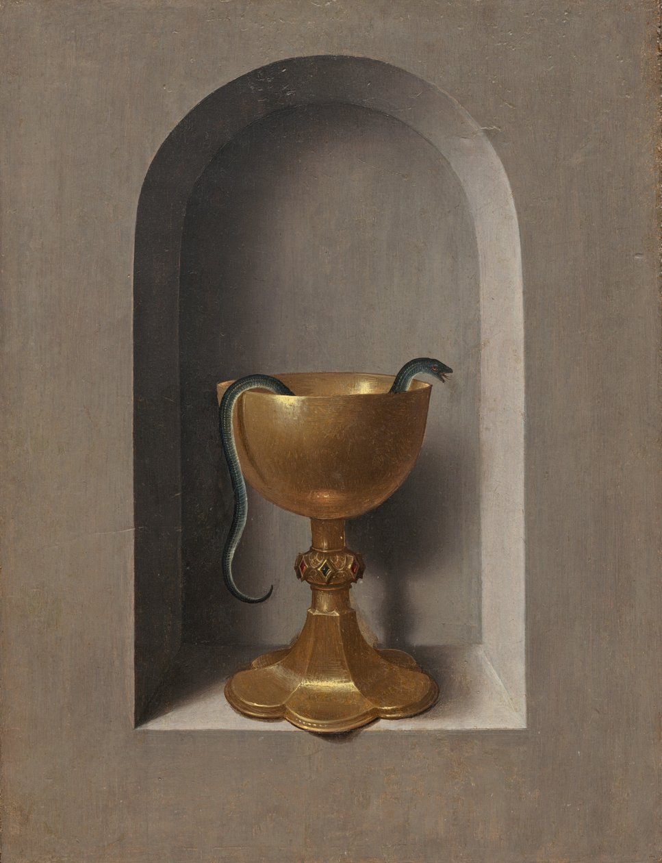 Kelch des Heiligen Johannes des Evangelisten (Rückseite) von Hans Memling