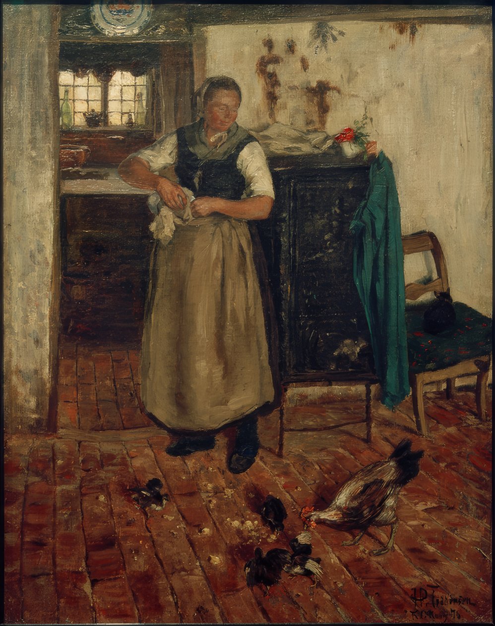 Friesin in der Küche von Hans Peter Feddersen der Jüngere