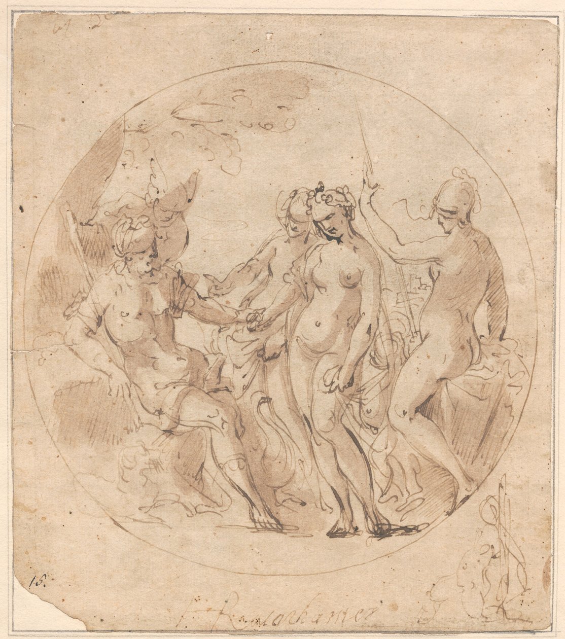 Das Urteil des Paris von Hans Rottenhammer