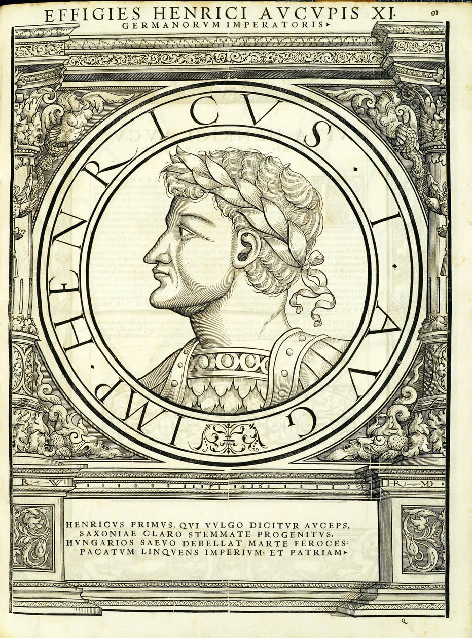 Henricus I Auceps, Illustration aus 