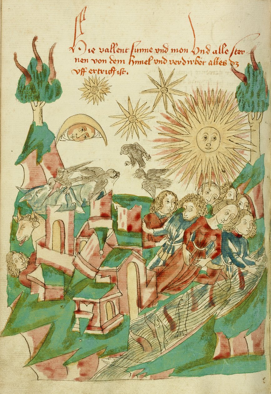 Das Ende der Welt (Ms Ludwig XV 9 fol. 95v) von Hans Schilling
