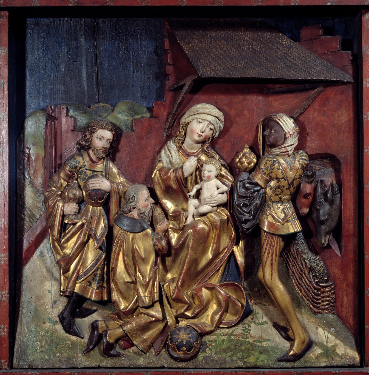 Anbetung der Heiligen Drei Könige von Hans Schüchlin