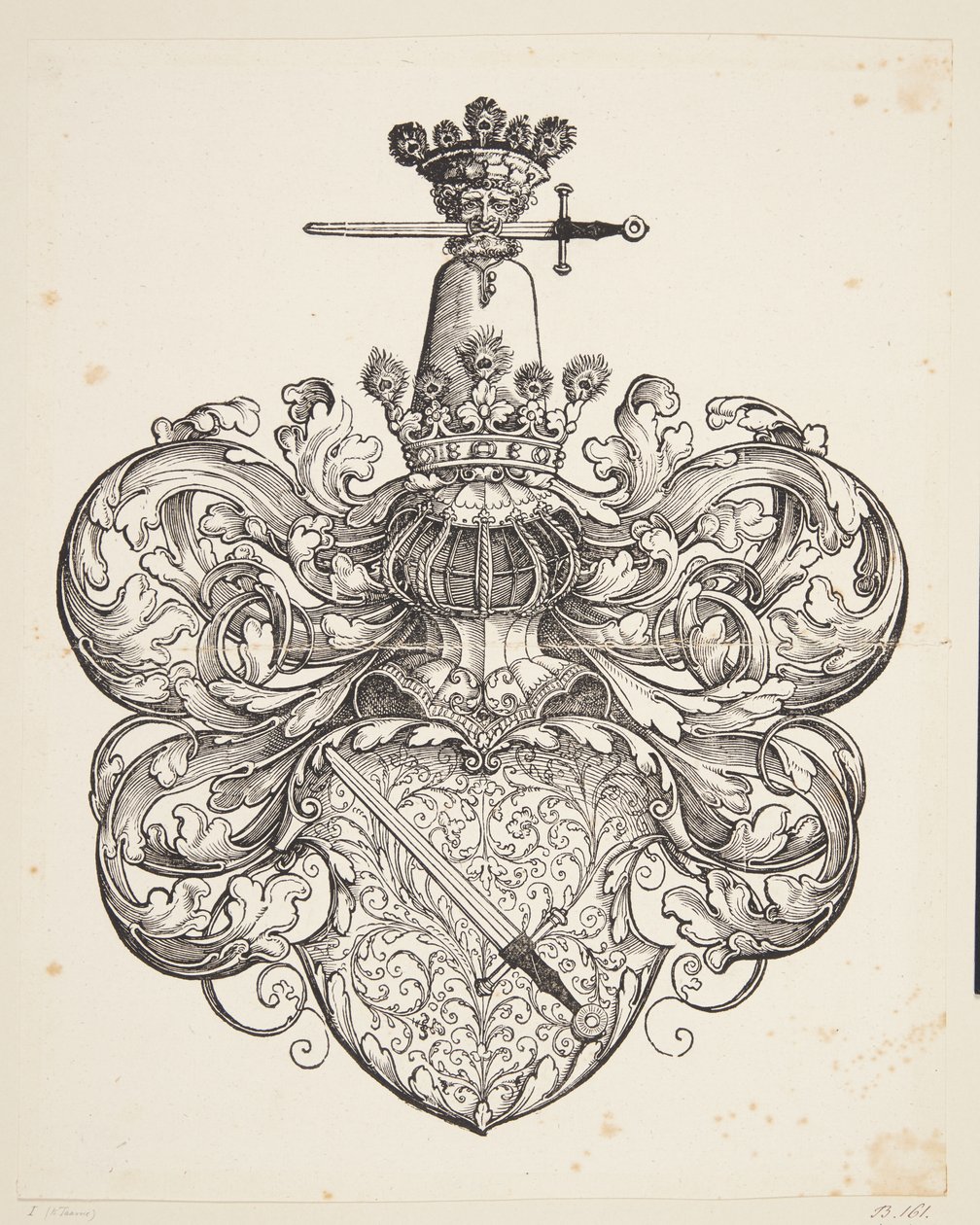 Wappen der Familie Kress von Kressenstein von Hans Sebald Beham