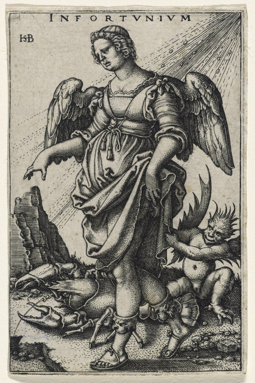 Unglück (Das Unglück) von Hans Sebald Beham