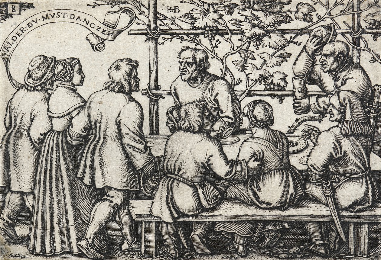 Bauernfest von Hans Sebald Beham