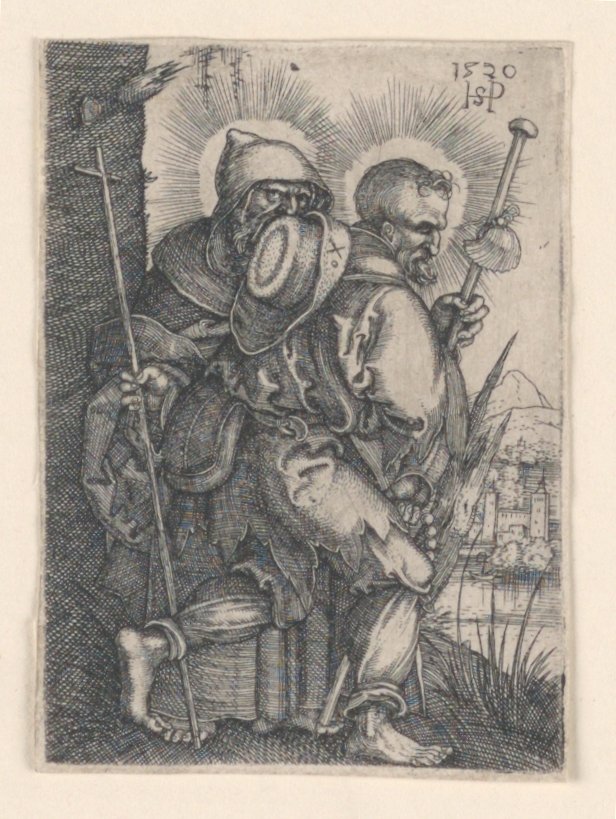 Heiliger Philippus und Heiliger Jakobus der Ältere von Hans Sebald Beham