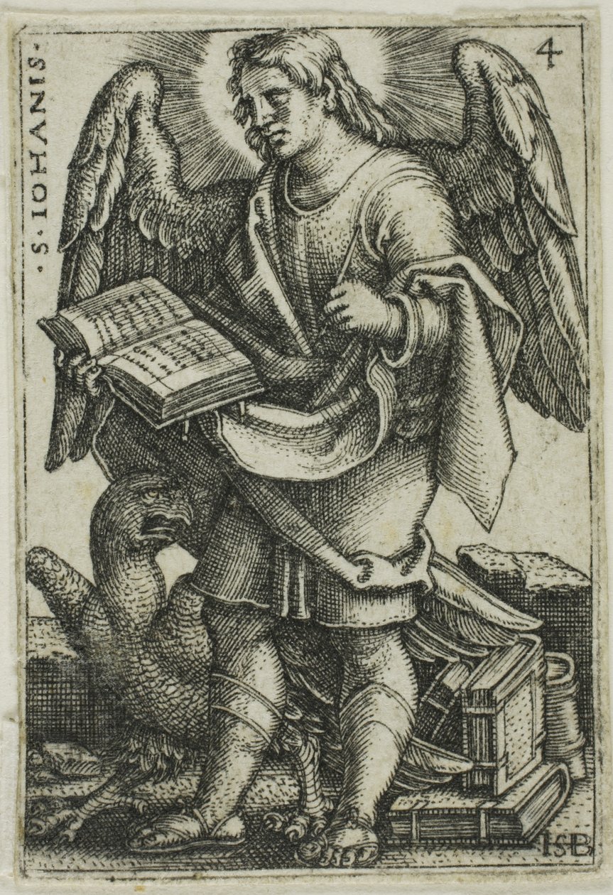 St. Johannes, aus Die vier Evangelisten von Hans Sebald Beham