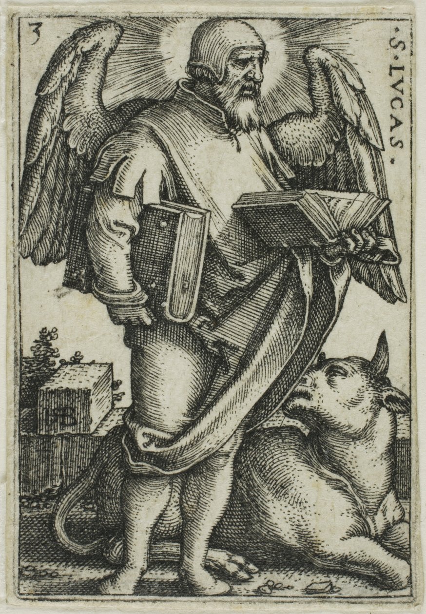 St. Lukas, aus Die vier Evangelisten von Hans Sebald Beham